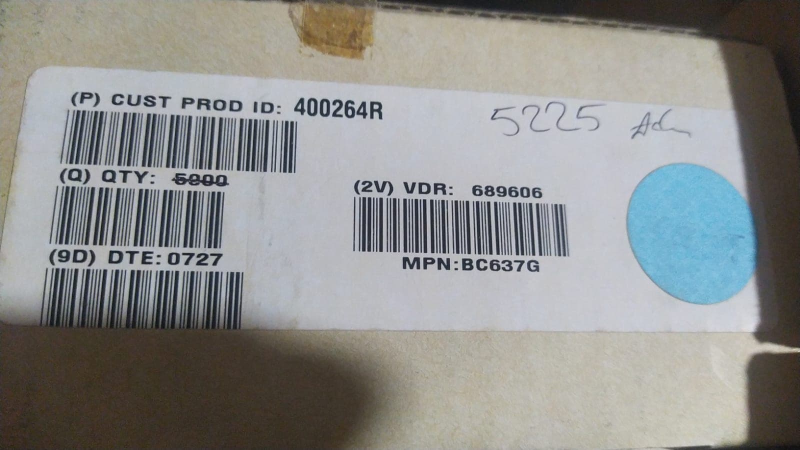 BC637 G